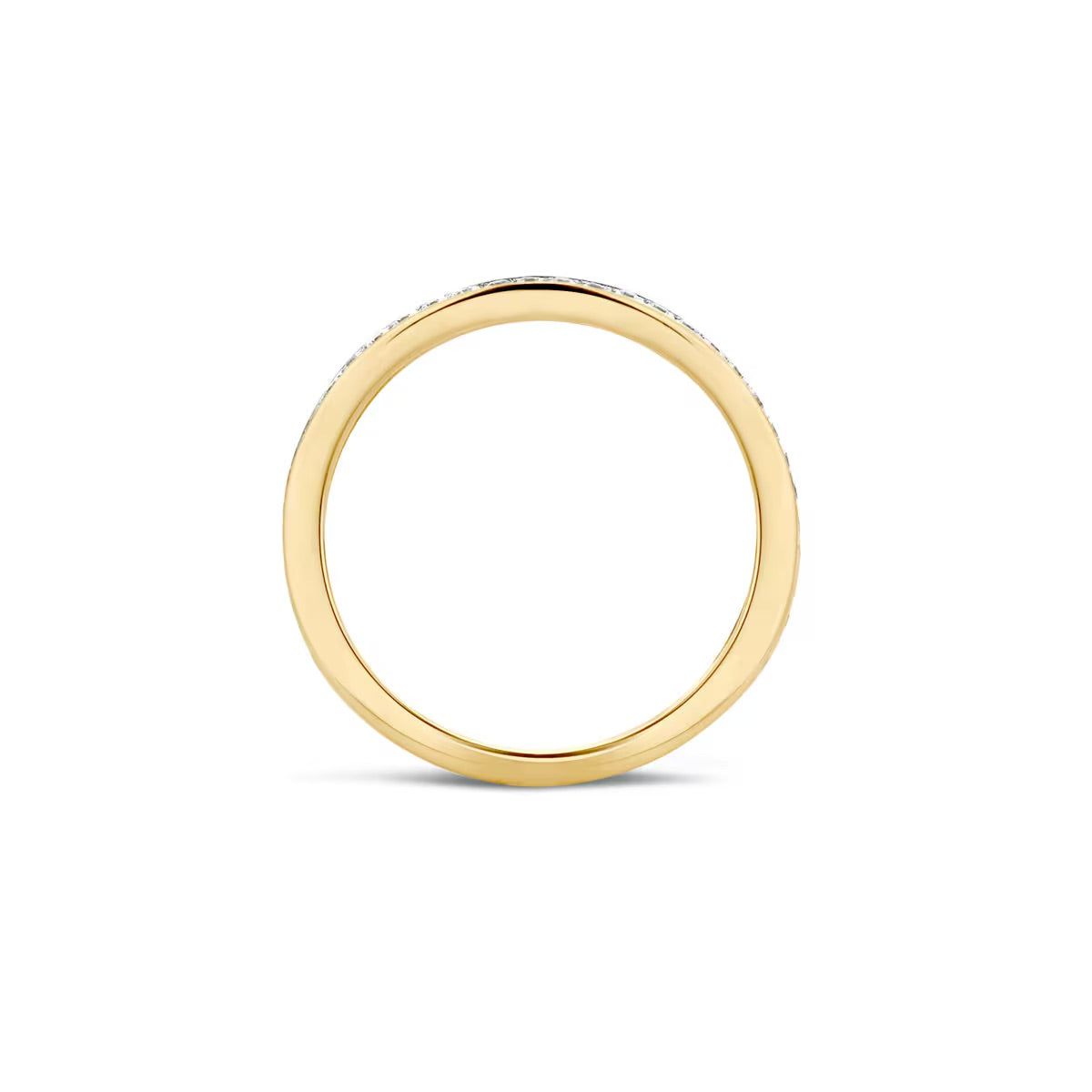 Blush ring Or blanc ou jaune 14 carats avec Zircone