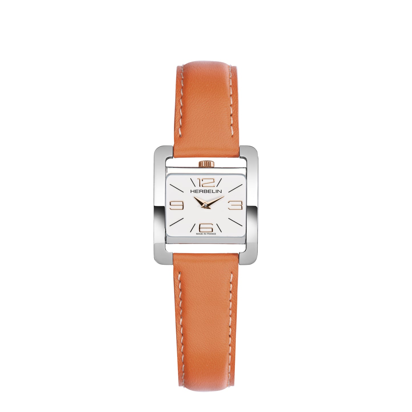 Montre Herbelin Femme Ve AVENUE – QUARTZ – ACIER & ORANGE