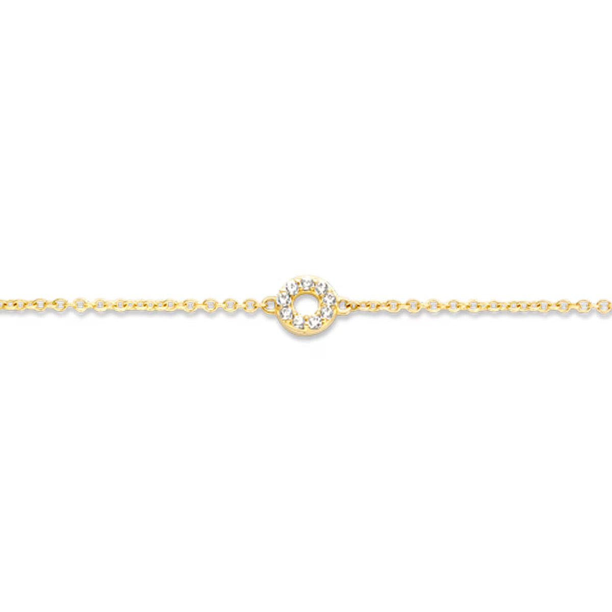 Blush armband Or jaune avec zircone