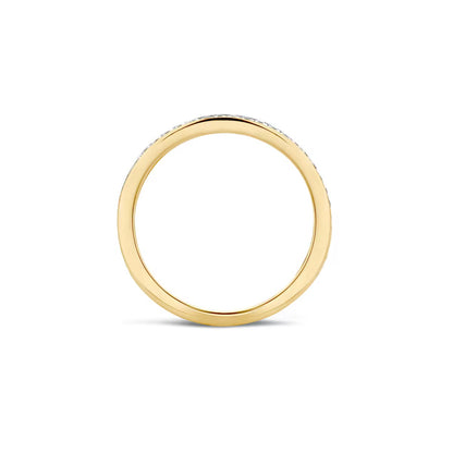 Blush ring Or blanc ou jaune 14 carats avec Zircone