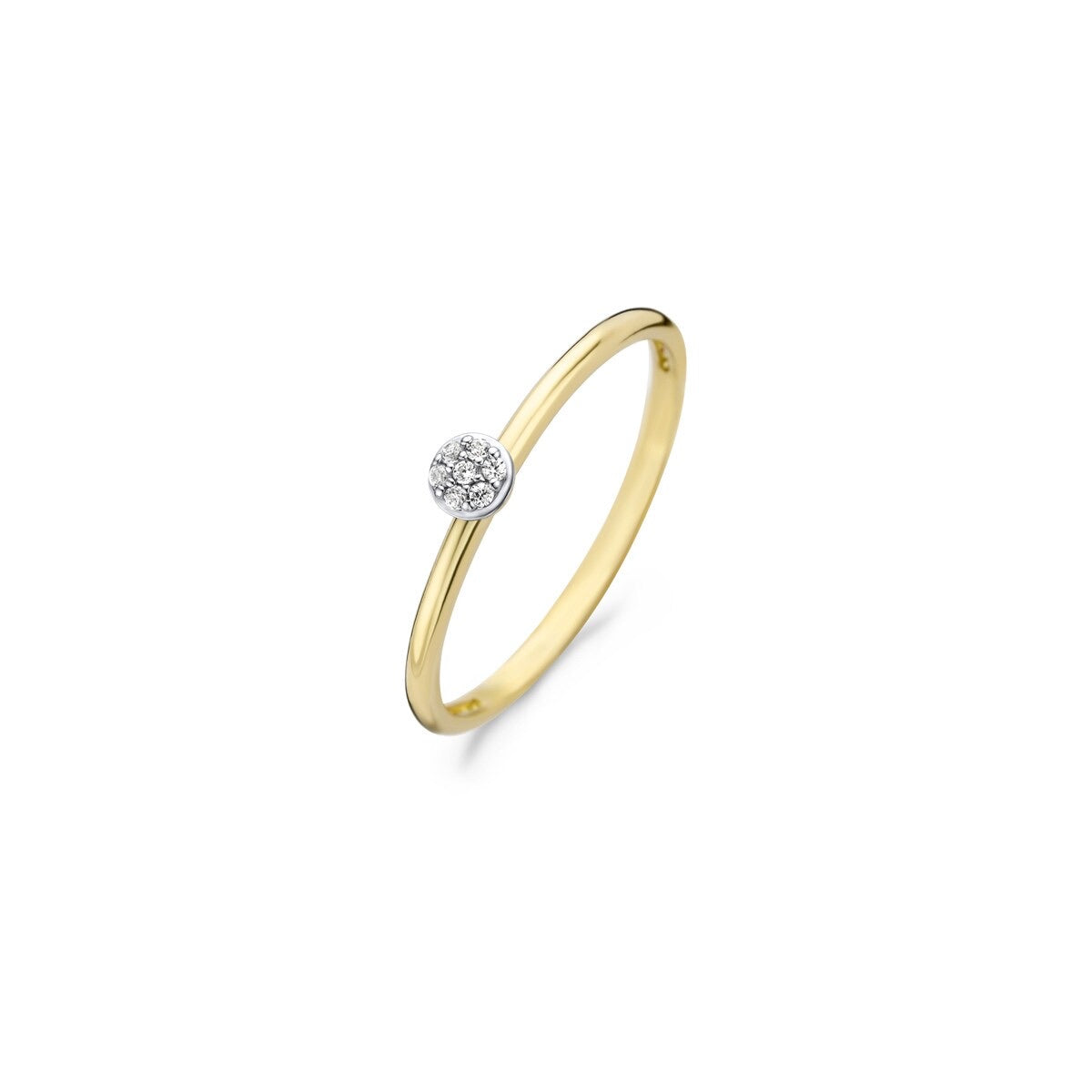 Blush ring Or jaune 14 carats avec Zircone