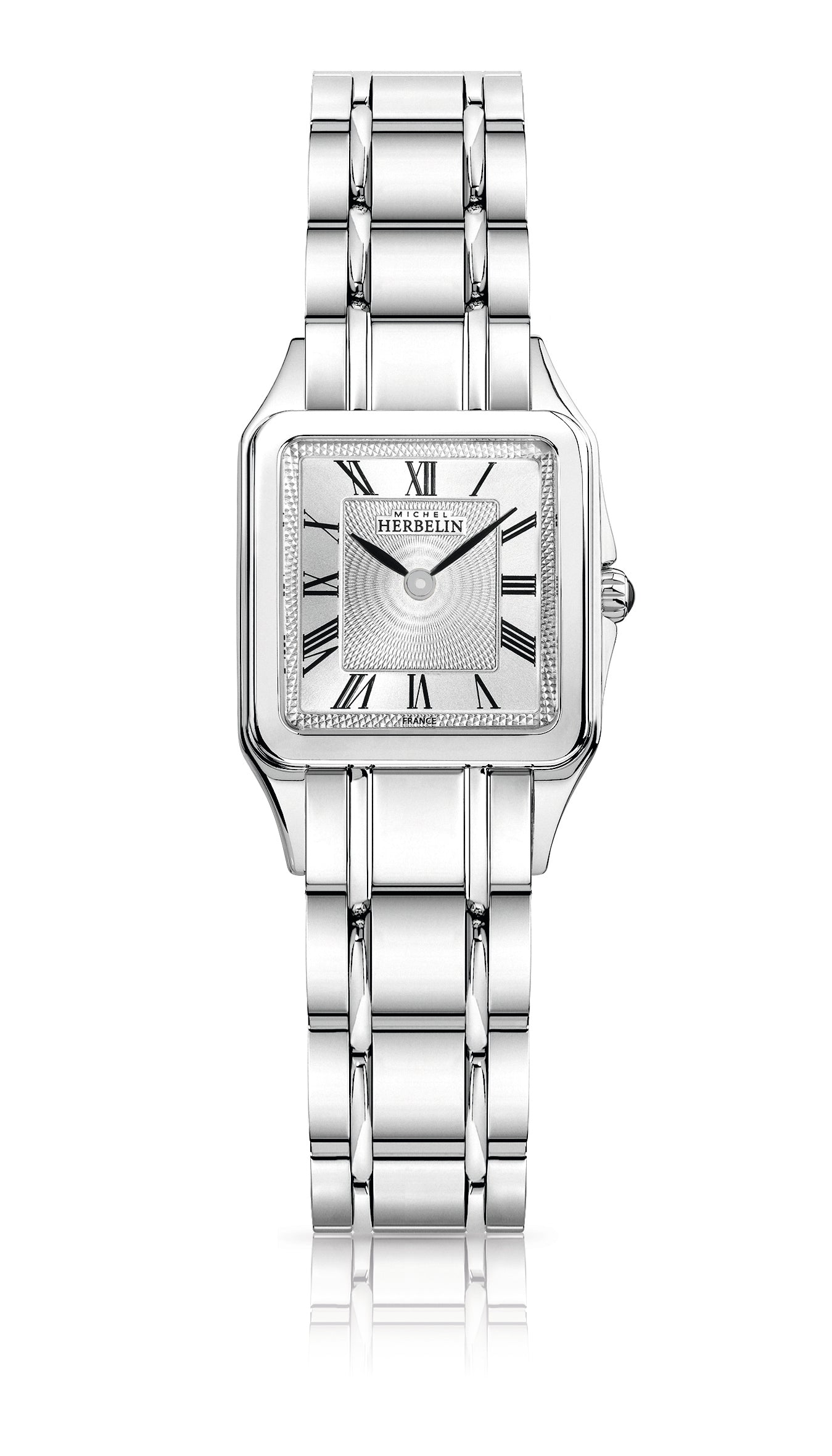 Montre Herbelin Luna-femme en acier et argent