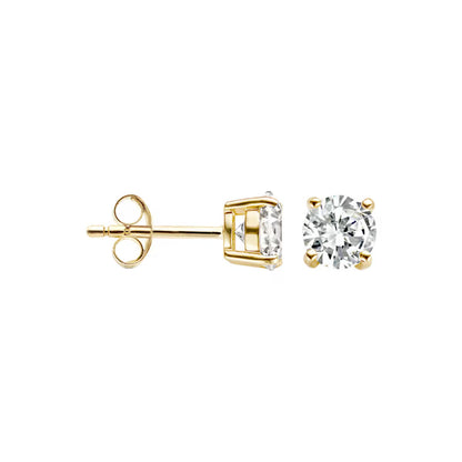 Blush Oorknoppen Or jaune 14 carats avec Zircone