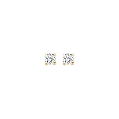 Boucles d'Oreilles - Blush Or Jaune 14 Carats