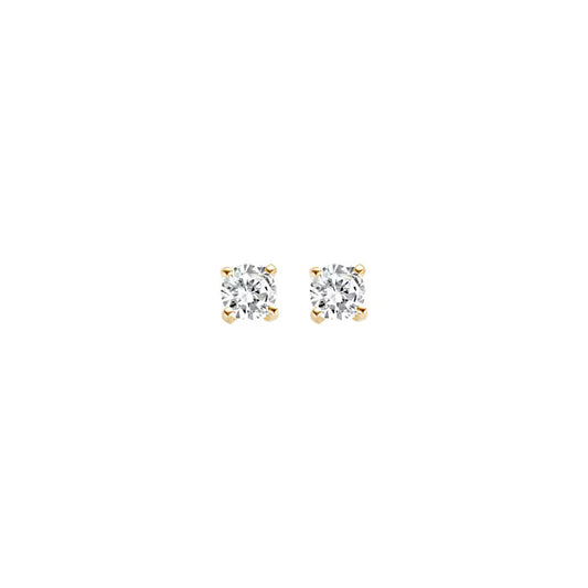 Boucles d'Oreilles - Blush Or Jaune 14 Carats