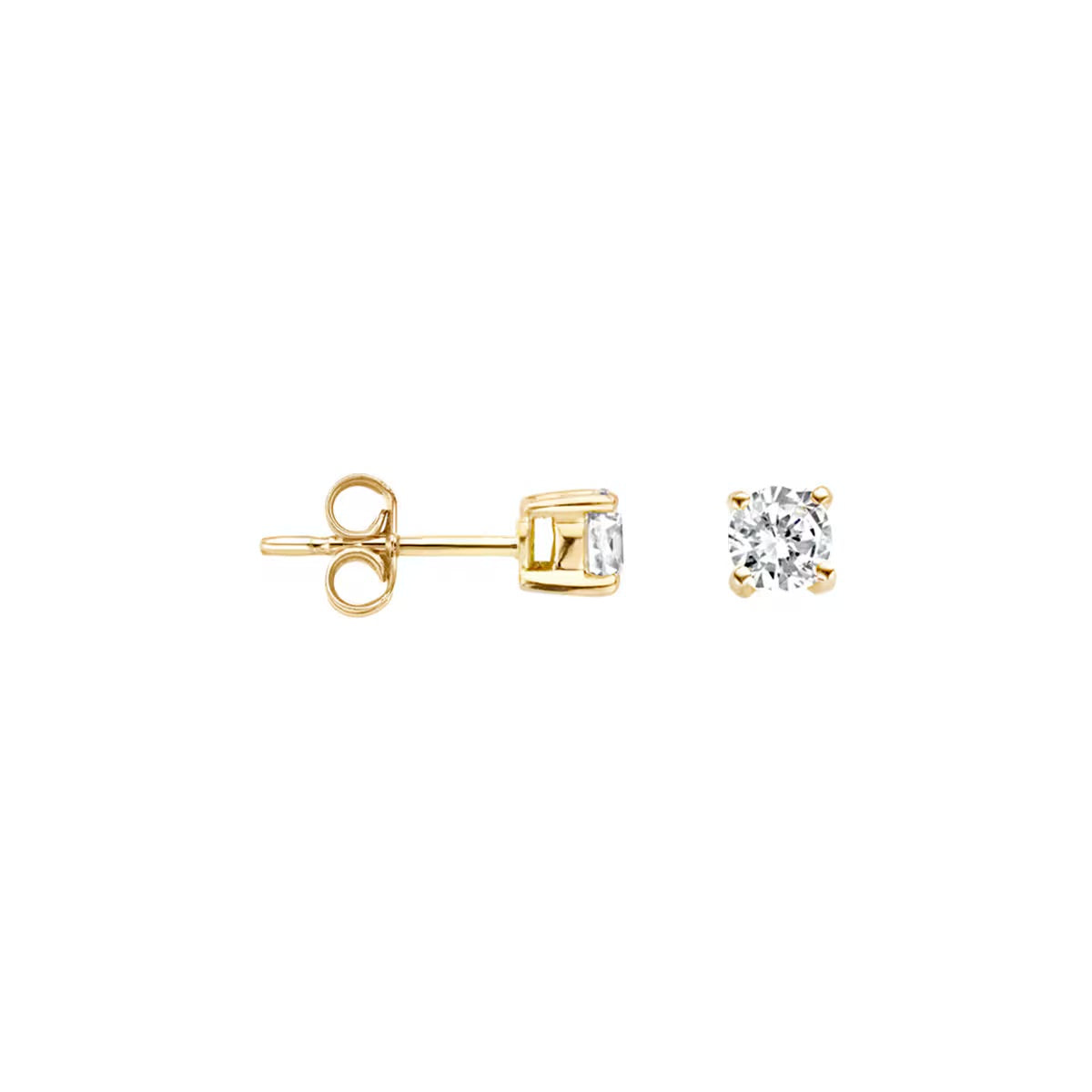 Boucles d'Oreilles - Blush Or Jaune 14 Carats