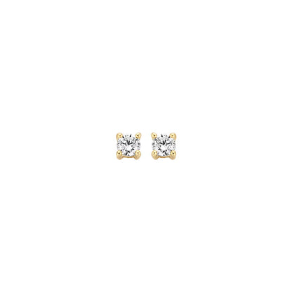 Blush Oorknoppen Or jaune 14k