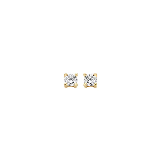 Blush Oorknoppen Or jaune 14k
