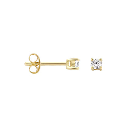 Blush Oorknoppen Or jaune 14k