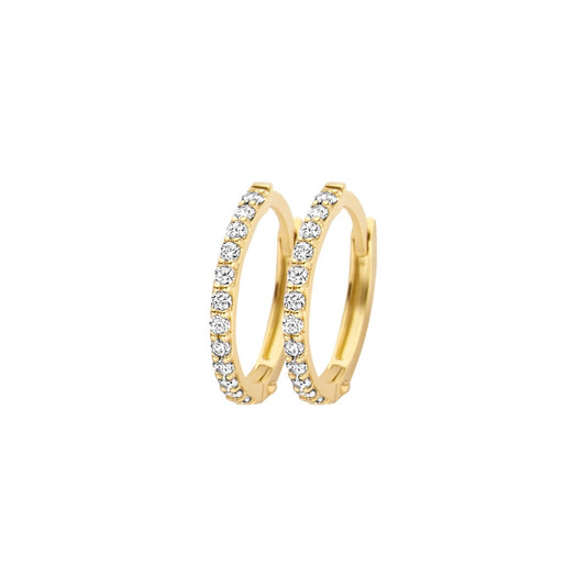 Blush Oorknoppen Or jaune 14 carats avec Zircone